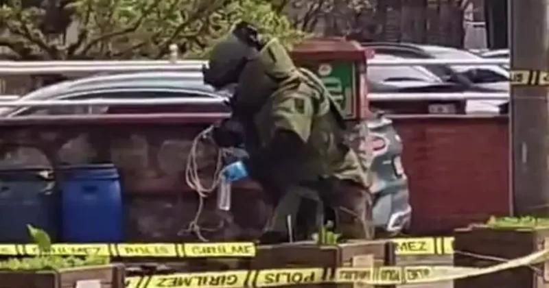 Elimde bomba var diye bağırdı, gözaltına alındı