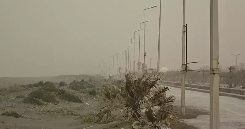 Doğu Akdeniz de çöl tozu etkili oldu