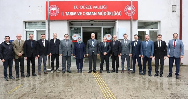 Vali Makas, Düzce ülkemizin önemli tarım şehirlerinden Düzce Haberleri