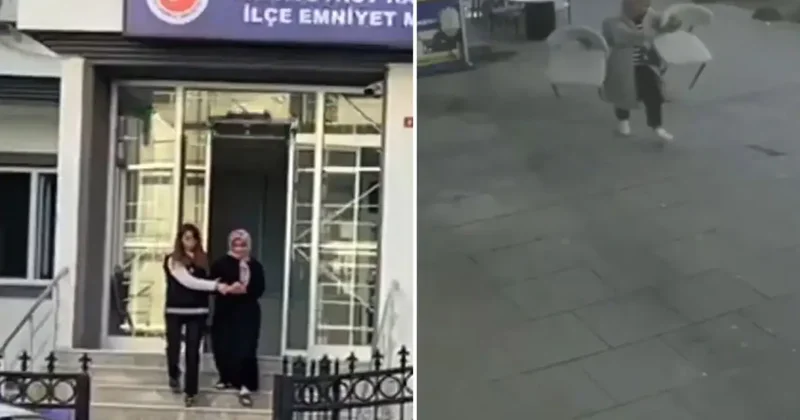 Mağaza önünden iki sandalye çalan kadın yakalandı! İşte ilk sözleri