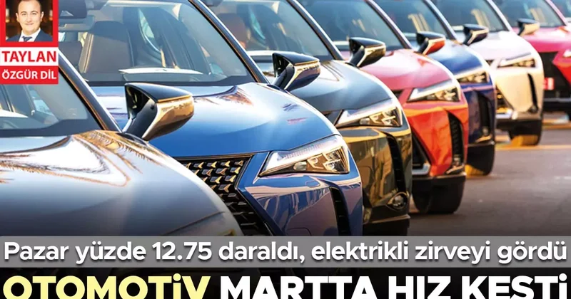 Otomotiv martta hız kesti