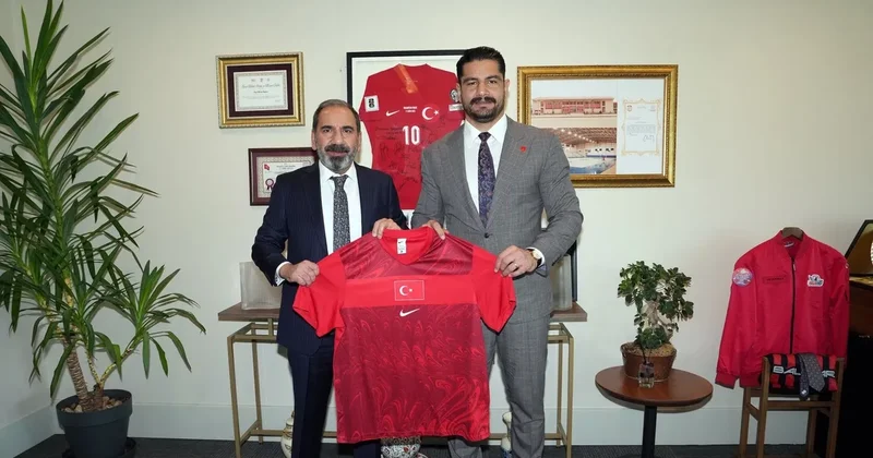 Taha Akgül den, TFF Başkan Vekili Mecnun Otyakmaz a ziyaret