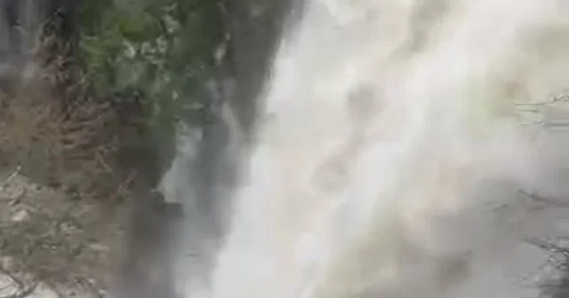 Yoğun yağışlar, Şeyhandede Şelalesinin debisini arttırdı Diyarbakır Haberleri