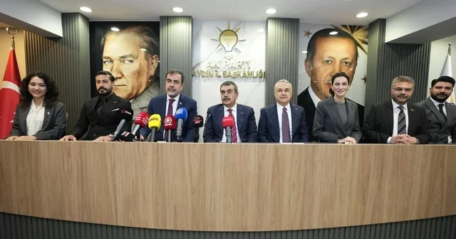 Bakan Tekin: Sizin hayal edemediklerinizi biz gerçekleştiriyoruz Aydın Haberleri