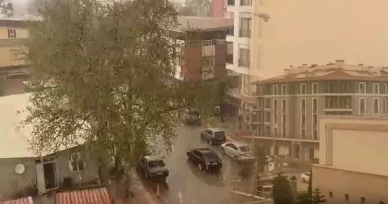 Kuzey Afrika’dan gelip Osmaniye’yi etkiledi! Göz gözü görmedi