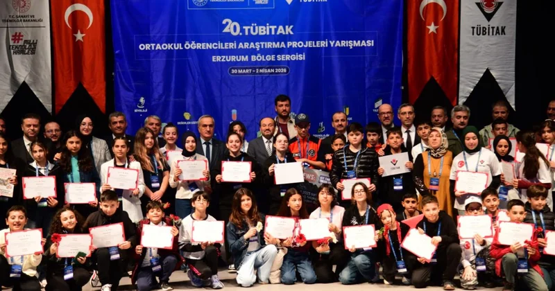 TÜBİTAK yarışmasında Erzurumlu öğrencilerden büyük başarı