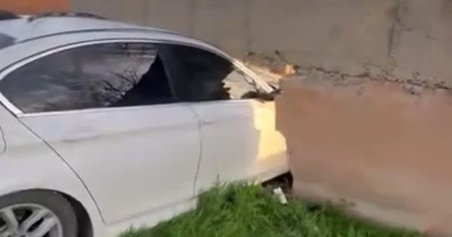 Batman da otomobil ihata duvarına çarptı: 1 yaralı Batman Haberleri