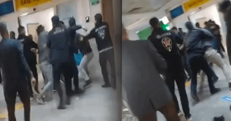 Acil servisi savaş alanına çevirdiler: Camlar, kapılar havada uçuştu Sözcü Gazetesi