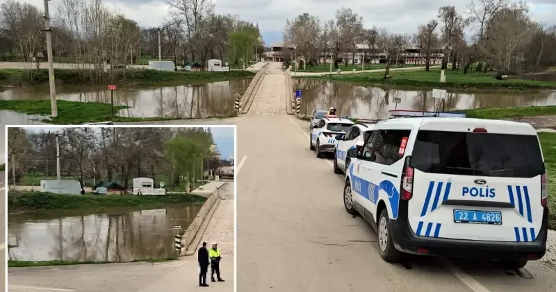 Edirne’de alarm! Tunca Nehri yükseldi, bölge taşkın riski altında Gündem Haberleri