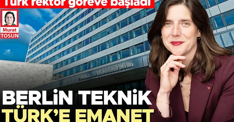 Türk rektör göreve başladı