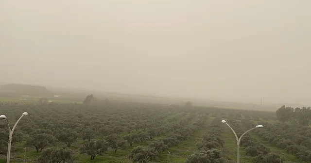 Libya kaynaklı toz taşınımı Osmaniye de etkili oldu Osmaniye Haberleri