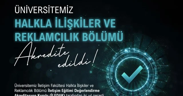 NÖHÜ Halkla İlişkiler ve Reklamcılık Bölümü akredite edildi Niğde Haberleri