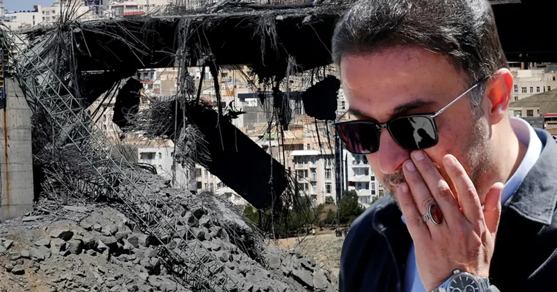 Orta Doğu nun en yüksek köprüsünde ağır yıkım! Proje müdürü gözyaşlarını tutamadı