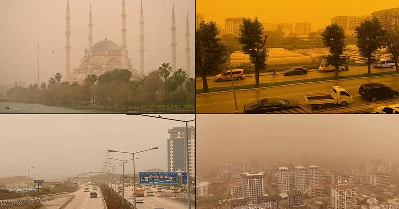 Çöl tozu Akdeniz i esir aldı! Bazı iller turuncuya büründü Sözcü Gazetesi