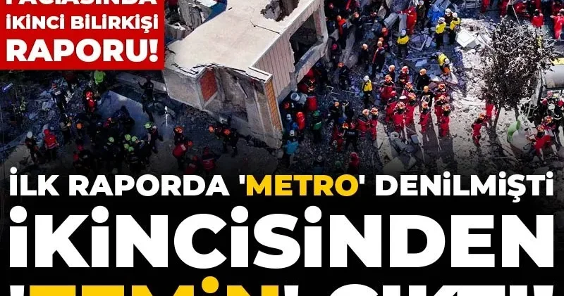 Gebze faciasında ikinci bilirkişi raporu! İlk raporda metro denilmişti ikincisinden zemin çıktı!