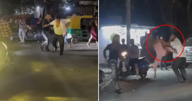 Tacize uğrayan 3 kadın sapığı evire çevire dövdü, çevredekiler film gibi izledi