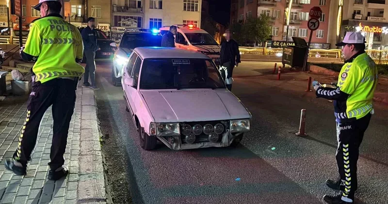 Ceza yemek için tüm koşulları taşıyan aracın sürücüsüne ceza Aksaray Haberleri
