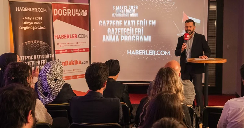 ’dan Dünya Basın Özgürlüğü Günü’nde anlamlı anma etkinliği: Gazze’de hayatını kaybeden gazeteciler unutulmadı