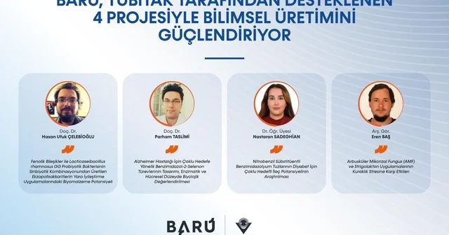 BARÜ, TÜBİTAK tarafından desteklenen 4 projesiyle bilimsel üretimini güçlendiriyor Bartın Haberleri