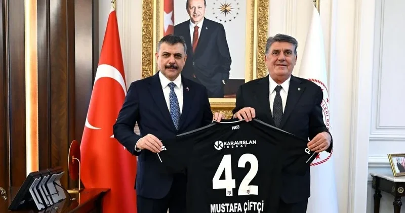Serdal Adalı dan Bakan Mustafa Çiftçi ye ziyaret Futbol Haberleri