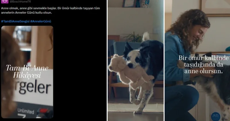 Bosch tan aile kurumunu hedef alan reklam: Çocuk yerine köpek propagandası Gündem Haberleri