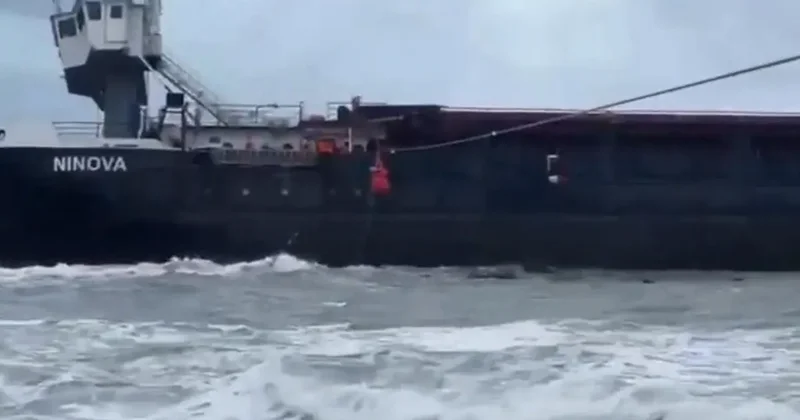 Ulaştırma ve Altyapı Bakanlığı: NINOVA isimli gemide bulunan 8 kazazede başarıyla tahliye edilmiştir