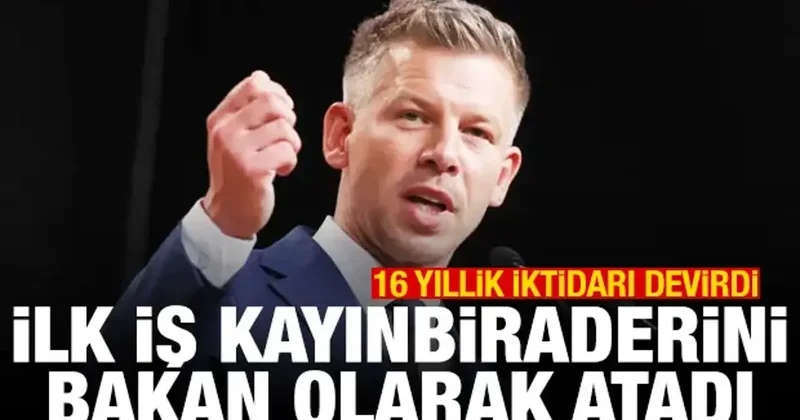 16 yıllık iktidarı devirdi! İlk iş kayınbiraderini bakan olarak atadı