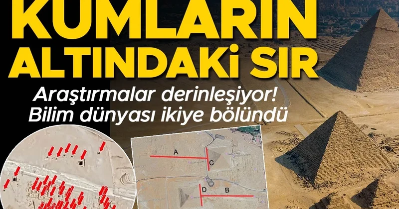 Kumların altındaki sır! Piramitlerdeki gelişme bilim dünyasını ikiye böldü… Bu kez farklı olan nedir?
