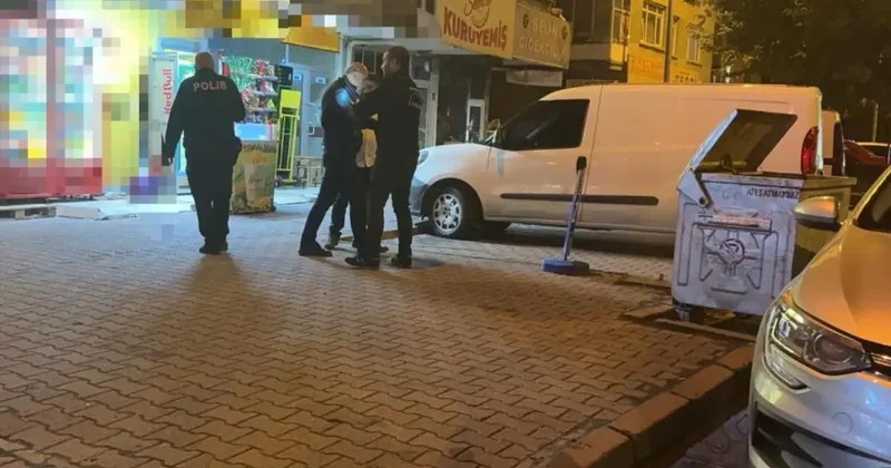 Husumetlisini bıçakladı, olay yerine yakın yerde yakalandı
