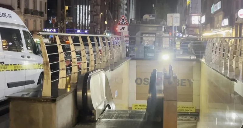 Osmanbey metroda raylara düşen genç öldü