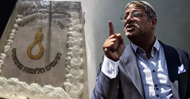İsrailli sağcı bakanın doğum günü pastası tepki çekti Sözcü Gazetesi