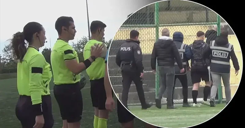 Hakemi darp ettiği iddiasıyla bir futbolcu gözaltına alındı Fanatik Spor Haberleri Video