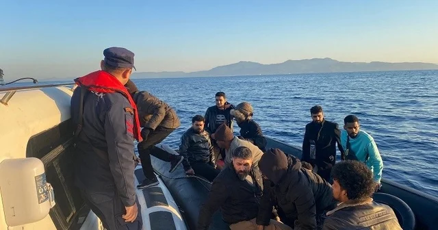 Aydın da 18 düzensiz göçmen kurtarıldı Aydın Haberleri