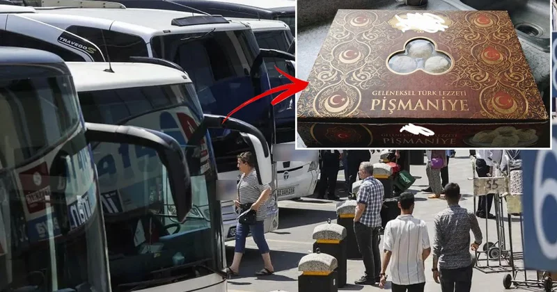 Terminalden aldığı pişmaniyenin kutusunu açınca şoke oldu