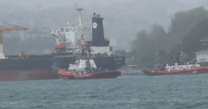 İstanbul Boğazı’nda arıza yapan gemi kurtarıldı