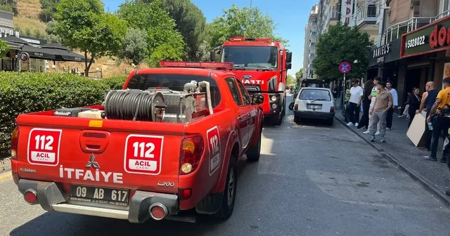 İtfaiyeden hızlı müdahale Aydın Haberleri