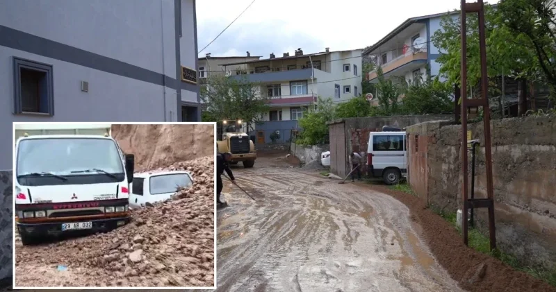 Gümüşhane de sağanak yağış: Vatandaşlar tahliye edildi Gümüşhane Haberleri