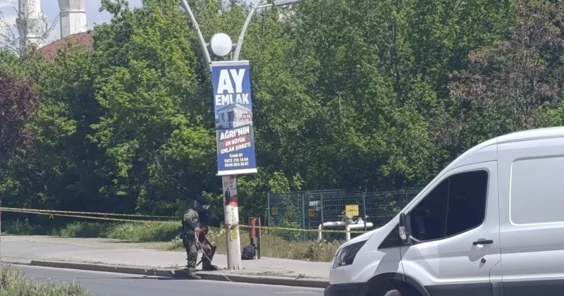 Ağrı da şüpheli çanta paniği! Bomba imha ekipleri geldi!