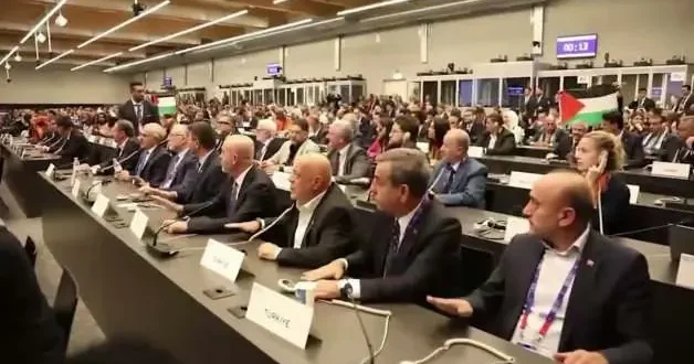 İsrail in Filistin talebine ret! Toplantıya Türk heyetin protestosu damga vurdu