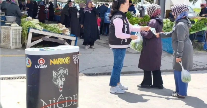 Niğde’de uyuşturucuyla mücadele kapsamında bin 406 vatandaşa bilgilendirme