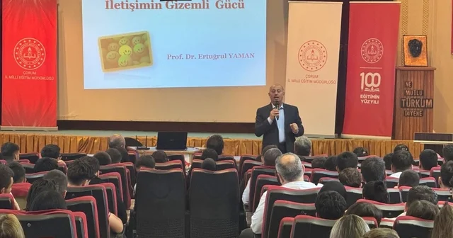 Çorum da İletişimin Gizemli Gücü konulu seminer düzenlendi Çorum Haberleri