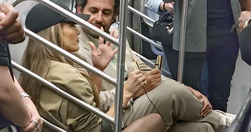 Jennifer Lopez New York metrosuna bindi