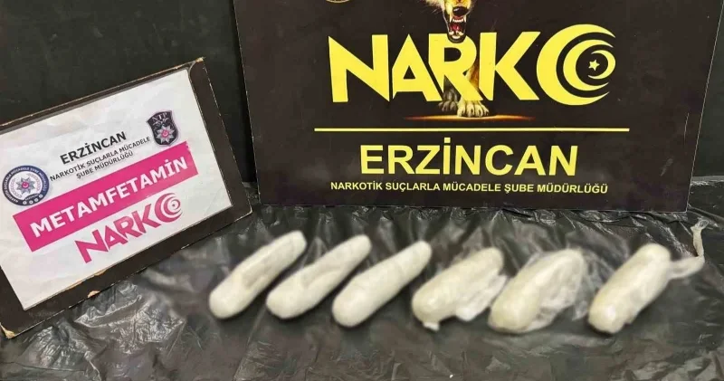 Erzincan da 565 gram metamfetamin ele geçirildi: 2 şüpheli tutuklandı Erzincan Haberleri