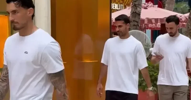 Milli futbolcular Amerika’daki ilk günlerinde otel çevresinde yürüyüş yaptı