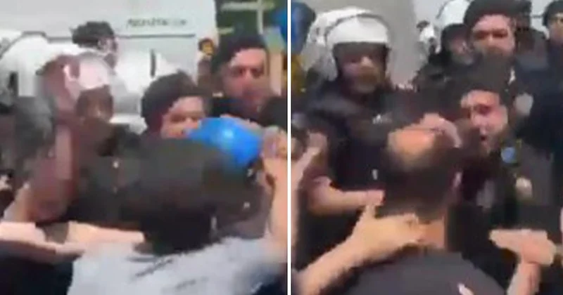 Hakkını arayan madenciye polis müdahalesi tepki çekti Sözcü Gazetesi