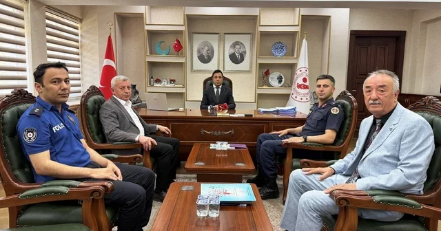 Şaphane de okul öğrenci güvenliği iş birliği toplantısı gerçekleştirildi Kütahya Haberleri