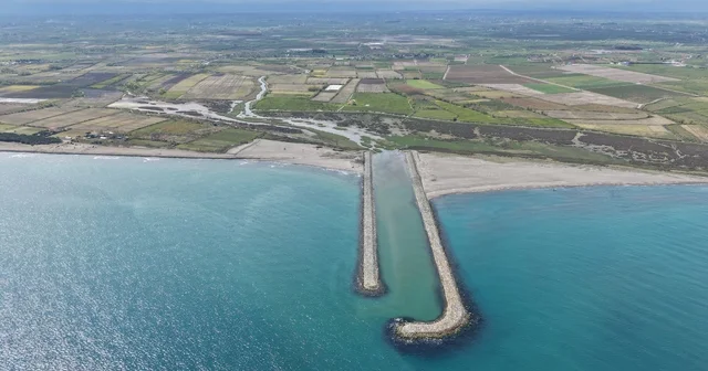 Çarşamba Dumanlı Denize Çıkış Yapısı tamamlandı Samsun Haberleri