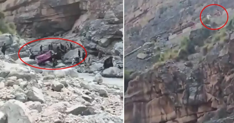 Yolcu otobüsü uçuruma yuvarlandı! 40 kişi hayatını kaybetti