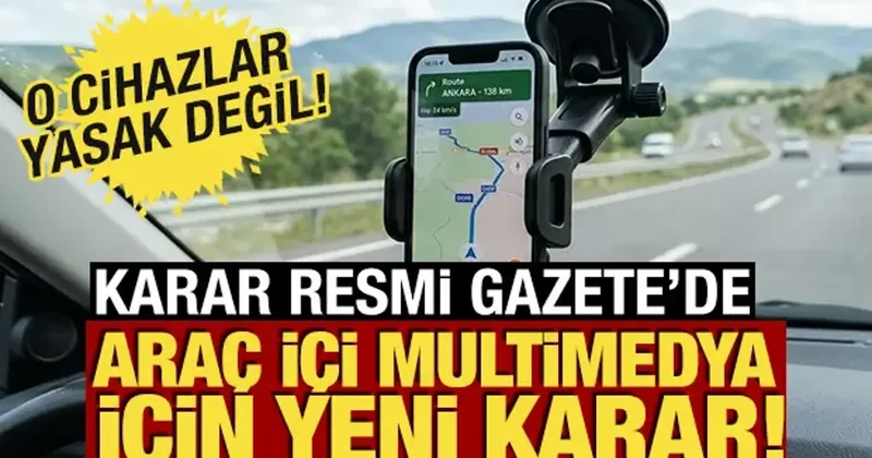 Sürücüler dikkat! Telefon tutucu, ses sistemi ve ekran kullanımına yeni kurallar