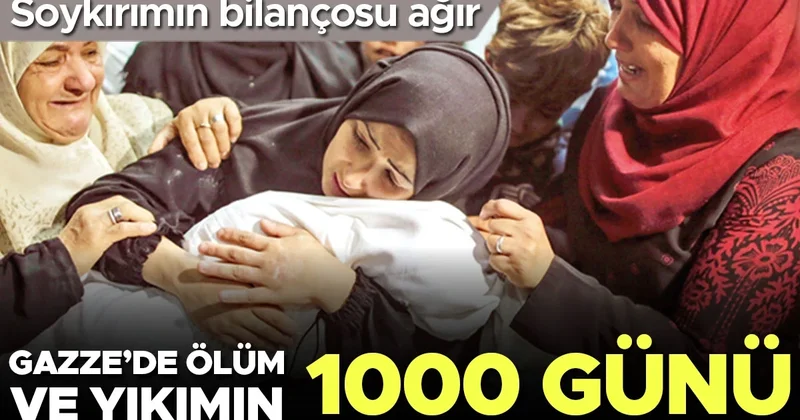 Soykırımın bilançosu ağır... Gazze’de ölüm ve yıkımın 1000 günü